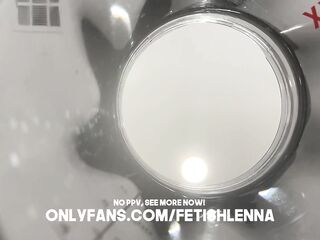 Giantess Female-dominator Swallows U In Coffee