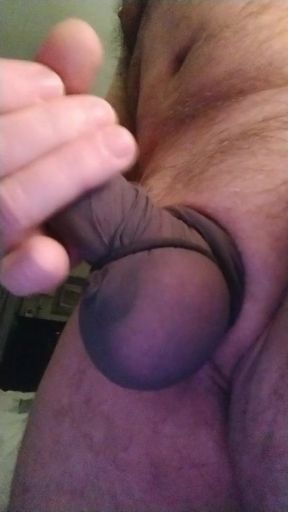 My cock in a nylon