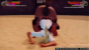 Felicity Faces Off Against Julius in a Wild Nude Battle – Epic Hentai Clash