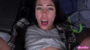 rachel rivers moans as brian pounds her in the snow-covered lot!