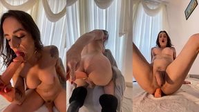 dildo na cadeira