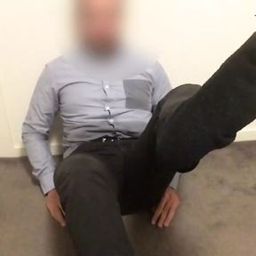 Just a Horny Man - Looking for a Some Relaxation - Cum Feet Socks Series - Manlyfoot