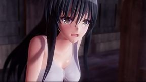 Yui from To Love-Ru Gets Wild Outdoor Fucking in 3D Hentai Action