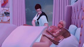stepfather seduced daughter s friend & stepdaughter for a hard threesome with deep throat and anal sex (sims + anime hentai + sfm)