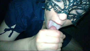 Very attractive amateur milf take load in mouth