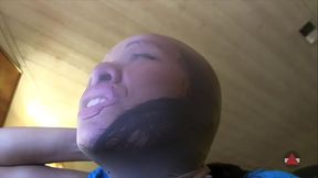 Pantyhose over face = pig nose