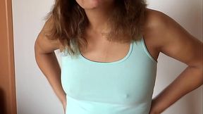 Cum on my tits, give me your cum, moan beautiful 58 year old stepmom