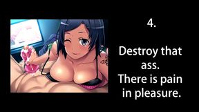 Fay Grey Commands Your Pleasure in BDSM Anime JOI & CEI Session