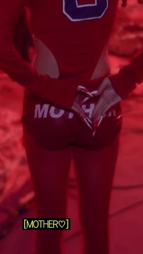 Japanese k-pop fan shows off her cute ass