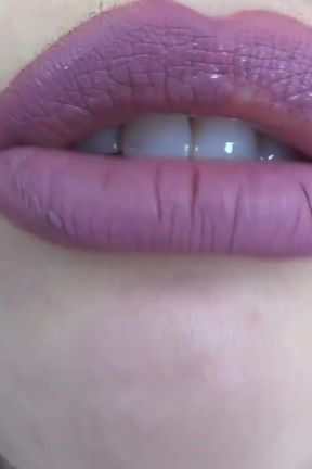 Jerk it to my purple lips