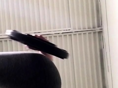 Pussy toying busty high heeled stunner solo pov masturbation