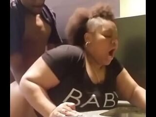 big beautiful woman DIDN'T WANT TO CLEAN UP THE KITCHEN SO I PUNISHED HER