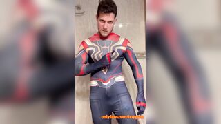 My Spiderman fuck-stick has a moist surprise for you