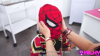 Dwarf Spider-Man defeats clinics thief and Hottie Maryam blows his penis... Hero or villain?