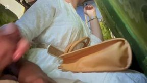 Public Bus Handjob with Random Girl