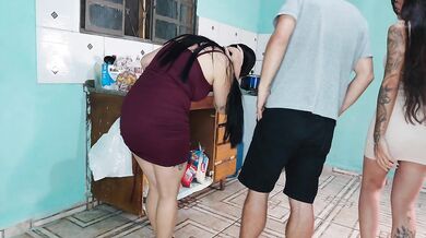 The concert turned into temptation when the neighbor walked through the door