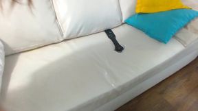 Sexy streaptease, fingering, anal and cum