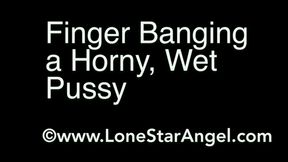 Finger Banging a Horny, Wet Pussy