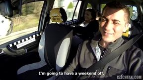 Cutie Takes A Taxi Ride To Get Sex Satisfaction On Backseat