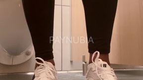 Caught in Sneakers: Public Toilet Relief Sneakers leggings