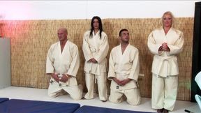 kaia kane and cindy behr take on a crew of karate experts