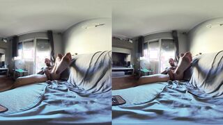 180VR Messy Sole Fetish Dominance Teaser - Utter 8K on Onlyfans, FapHouse & FanCentro