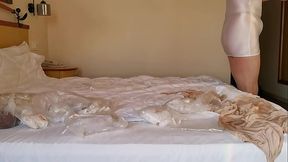 Sissy Slut Michelle in a New Lingerie Preparing Before a Date in a Hotel of Turkish Bodrum