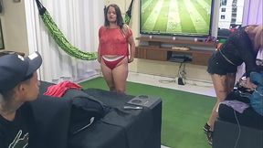 Resenha entre uma grava&ccedil_&atilde_o e outra !!! Bastidores Paty Bumbum  - Fada Mel  - Wallif Santos - Brinquedo Ator - Casal De Primos