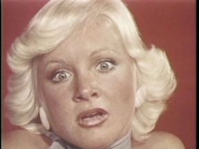 Vintage porn: amazing blonde is so upset at the sight of John Holmes's huge cock