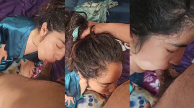 Latina deepthroat monstrous gag reflex raw sloppy blowjob big tits