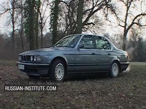 Anal sex in the car with a busty blonde