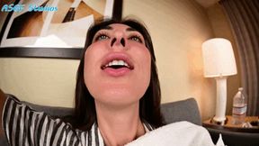 Goblin Goddess toys with tiny woman, SPIT and SALIVA FUN! GIANTESS VORE! Pt 3 - MP4