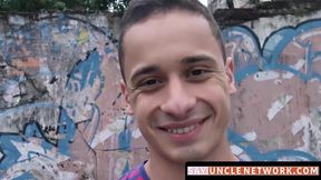 SayUncleNetwork.com - Hardcore threesome with big cocked straight bareback Ltinos