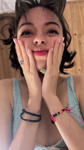 Amateur teen self tapes homemade scene