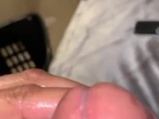 Gushing pre-cum