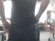 Hiding A Horse Dildo In My Ass At Work 🤤