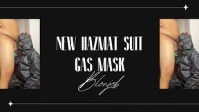 new hazmat suit and gas mask blowjob