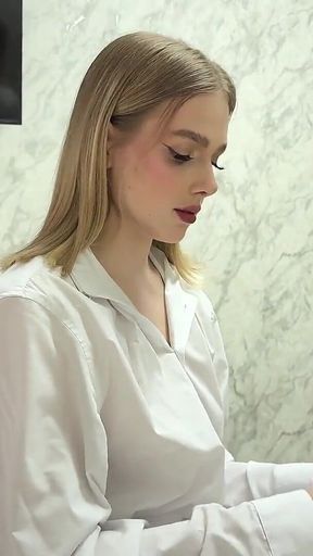 Oh My God, My Urologist Decided to Check My Dick with His Pussy