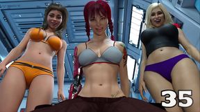 Stranded In Space – Busty Teens Play Strip Poker For Huge 3D Cocks & Massive Cumshots