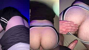Hairy Step Brothers Fuck Rough on Parents' Bed [FULL HD]