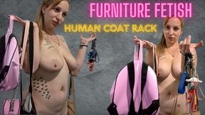 furniture fetish Human Coat Rack