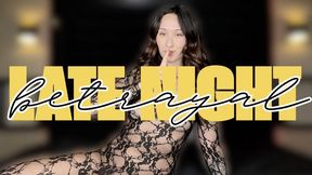 Late Night Betrayal Jerk Off Beside Her