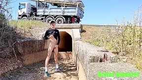 [abx][1][099] - Risky Public Jerkoff Near Highway