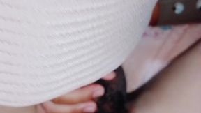 Indonesian housewife's juicy memek gets fucked while wearing hijab