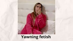 Another rainy day, yawning
