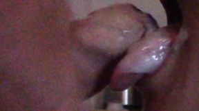 Milf blowjob close view with huge load of cum on my mouth