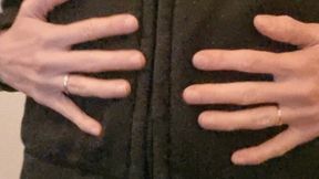 Crop Top and Tight Jeans Bloated Belly