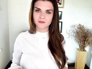 Yummy Stepmother's Cum Splattered the Laptop in the Office and Tempt Stepson