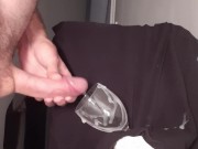Cum in glass 56