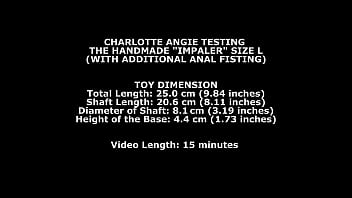 Charlotte Angie Testing The Handmade Impaler Size L (With Additional Anal Fisting) TWT135